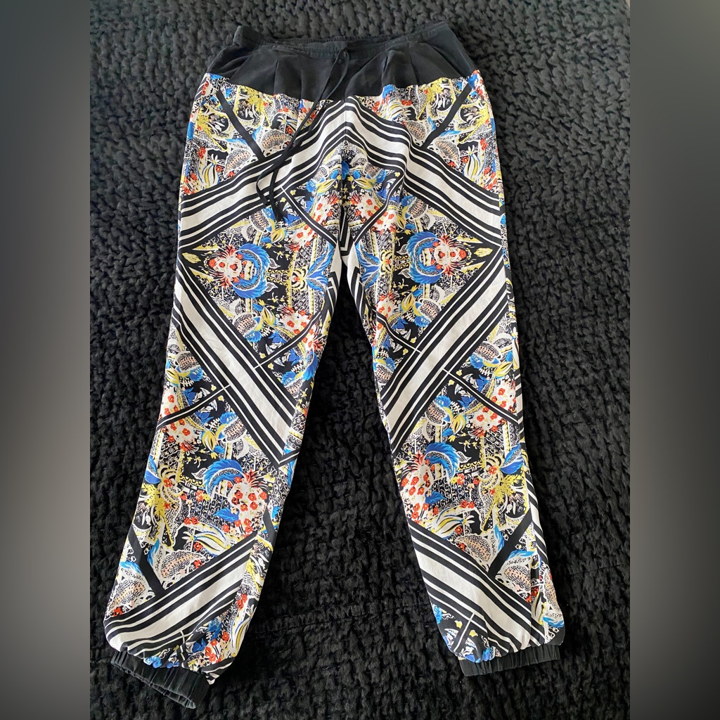 Twelfth Street By Cynthia Vincent Womans Silk Pants Size S